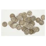Coin Assorted 90% Silver Quarters (46) Coins