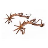 Vintage Pair of Cowboy Spurs w / Chains