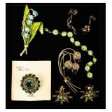 Jewelry Signed Vintage Costume Weiss / Sterling