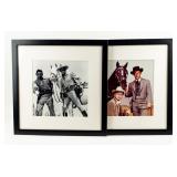 Artwork Lot of 2 Photos Classic Western TV Actors