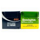 Ammo 1,000 Rounds Of .22 WMR CCI & Remington