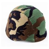 PASGT Helmet With M81 Woodland Camo Cover
