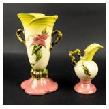 Vintage MCM Lot of 2 Hull Art Pottery "Woodland"