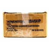 Ammo 500 Rounds Of Winchester .45 ACP 230gr.