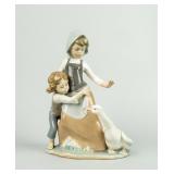 Lladro Porcelain Figure 5033  Avoiding The Goose