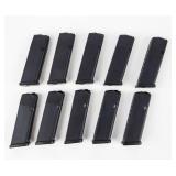 Lot Of 10 15 Round Glock Magazines In 10mm Auto
