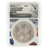 Coin 2021 American Silver Eagle ANACS MS70
