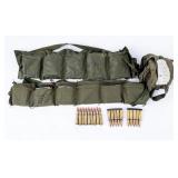 Ammo 11.1 Lbs Of 7.62x51mm On Clips In Bandoleers