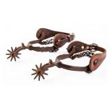Vintage Pair of Cowboy Spurs Chain / Straps