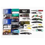 Knife Lot Of 23 Folding Pocket Knives