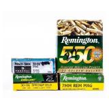 Lot of 609 Rifle Rounds .22LR .30-06 & 7mm Rem Mag