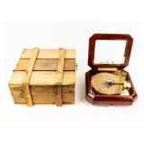 Christmas Lot of 2: Music Box & Ornaments