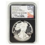 Coin 2016-W Silver Eagle NGC  PF70 UC Signed