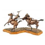 "Counting Coup" Bronze Sculpture  James Roybal