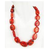 Jewelry Vintage Coral Necklace