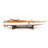 Vintage Miss England 1928 Hyroplane Speedboat