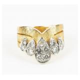Jewelry 18kt Yellow Gold Diamond Ring