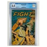 Comic: Fight Comics #34 CGC Graded 2.5 Nice!