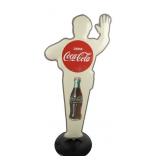 Vintage Coca-Cola Policeman School Safety Sign