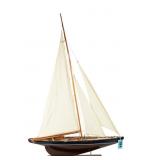 Vintage Miniature Wood Sailing Ship