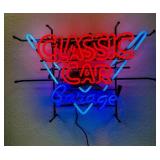 Classic Car Garage Neon Sign Measures 22 x 24