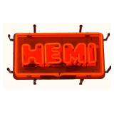 Vintage HEMI Neon Sign
