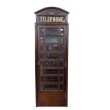 Vintage Wood Frame Phone Booth