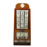 Vintage Baseball Exhibit Card Vending Machine