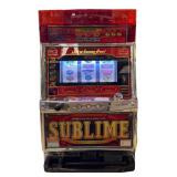Vintage Pioneer Sublime 25 Cent Slot Machine