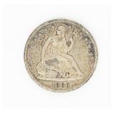 Coin 1860-S Seated Liberty Half Dollar Almost Unc*