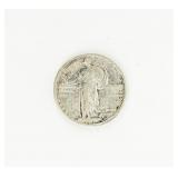 Coin 1917-D Type 1 Standing Liberty Quarter F/VF