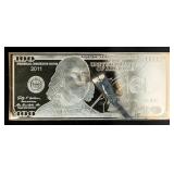 Coin 1.030 Troy Oz. .999 $100 Note