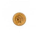 Coin 1901 Indian Head Cent in Gem Unc.