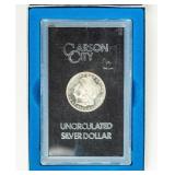 Coin 1884-CC Morgan Silver Dollar in GSA Holder