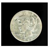 Coin 1926-D Peace Silver Dollar in Gem BU