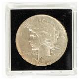 Coin 1921  Peace Silver Dollar in Fine  Key Date