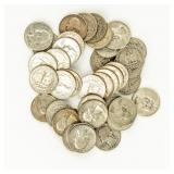 Coin (40) 90%  Washington Quarters