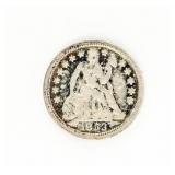 Coin 1853-O W/ Arrows Seated  Dime in Extra Fine