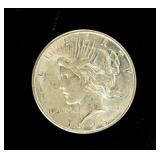 Coin 1923-D Peace Silver Dollar in Gem BU