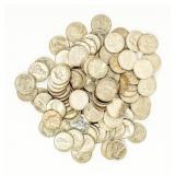 Coin (50) Mercury Dimes Almost Unc+