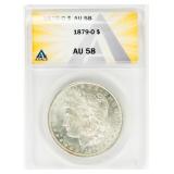 Coin 1879-O  Morgan Silver Dollar ANACS AU58