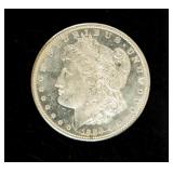 Coin 1889 Morgan Silver Dollar in Gem BU