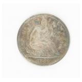 Coin 1862-S Seated Liberty Half Dollar in XF