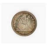 Coin 1876 Seated Liberty Quarter Choice BU