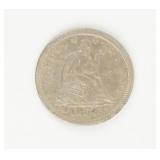 Coin 1854-O W/ Arrows Seated Liberty Quarter AU