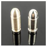 Coin Two Troy Ounce Silver 45ACP Cartridge