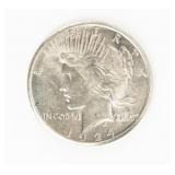 Coin 1924-S Peace Silver Dollar in Gem BU