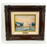 Thomas Kinkade "The Lights of Home" Framed  Art