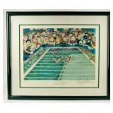 Robert Cenedella "The Giants" Lithograph Signed
