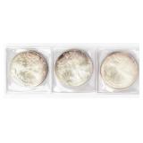 Coin (3) American Silver Eagles 2006 Date